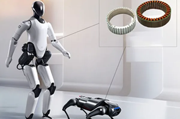 Frameless torque motor — the ring-shaped muscle at the center of every humanoid joint