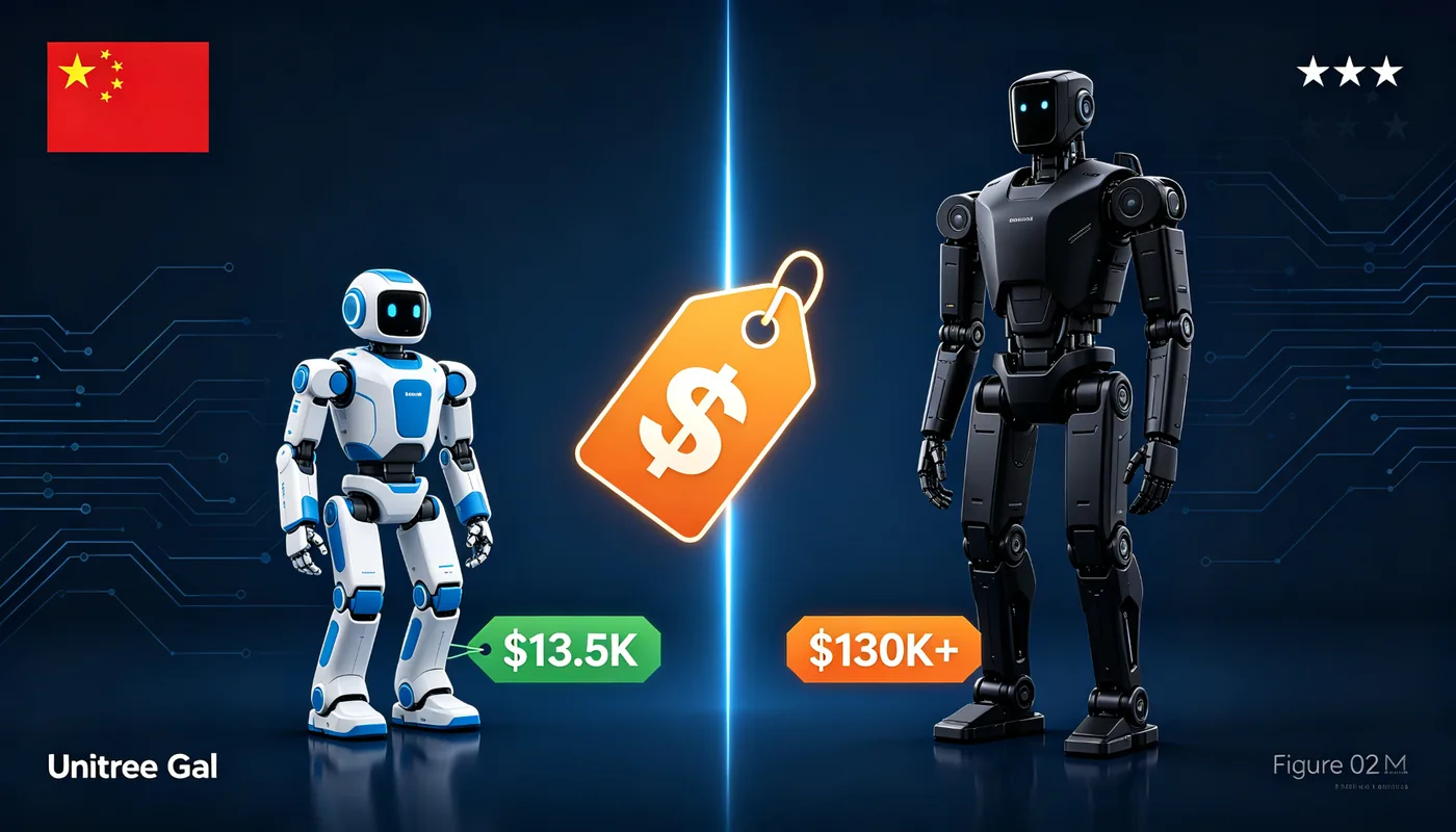 Unitree G1 vs Figure 02 — China vs US humanoid comparison