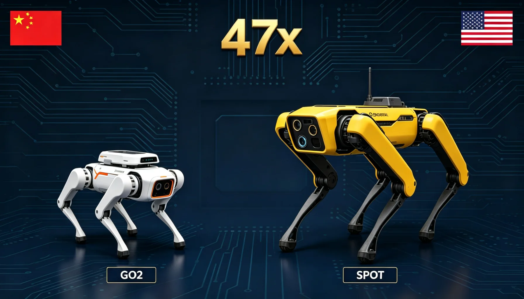 Unitree Go2 vs Boston Dynamics Spot — China vs US quadruped comparison