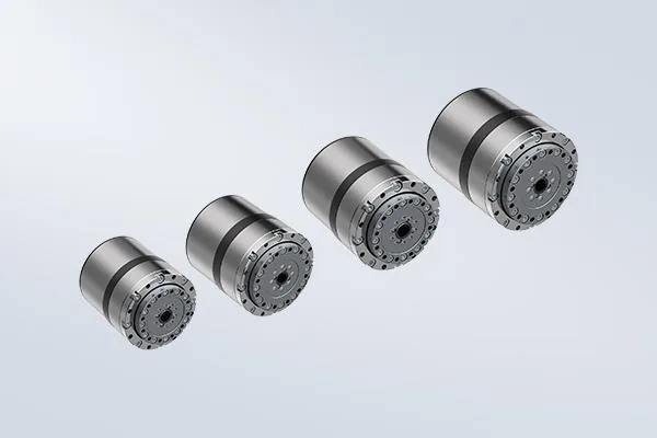 Integrated joint actuator modules in increasing sizes — motor, reducer, encoder and driver in one housing